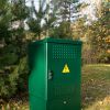 Зелёный всепогодный шкаф для парковых зон Производственной группы REMER