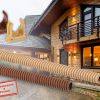 Трубы гофрированные цветные ПВХ и аксессуары ELASTA IEK® − готовое решение для загородного домостроения