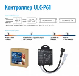 Контроллер ULC-P61 для управления светильниками для птицеводства ULY-P