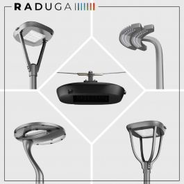 В стиле техно: новая серия уличных светильников RADUGA ТМ