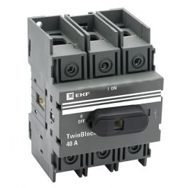 Новые TwinBlock от EKF – выключатели-разъединители на 40 и 63А