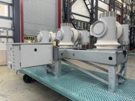 ЗАО "ЗЭТО" подготовил к отгрузке первый серийный образец элегазового генераторного выключателя ВЭГ на номинальное напряжение 20 кВ и номинальный ток 12,5 кА.