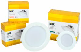 Новинка IEK Lighting – светодиодные даунлайты ДВО 1701-1704 IEK® со встроенным драйвером