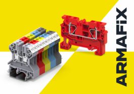 Клеммные колодки ARMAFIX красного цвета — удобная идентификация выделенных линий