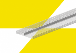 Разделительная перегородка для металлических лотков — обновленный конструктив для удобного и безопасного монтажа