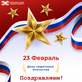 С наступающим Днем защитника Отечества!