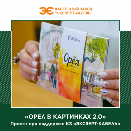 Кабельный Завод «ЭКСПЕРТ-КАБЕЛЬ» поддержал художественный конкурс «Орёл в картинках 2.0»